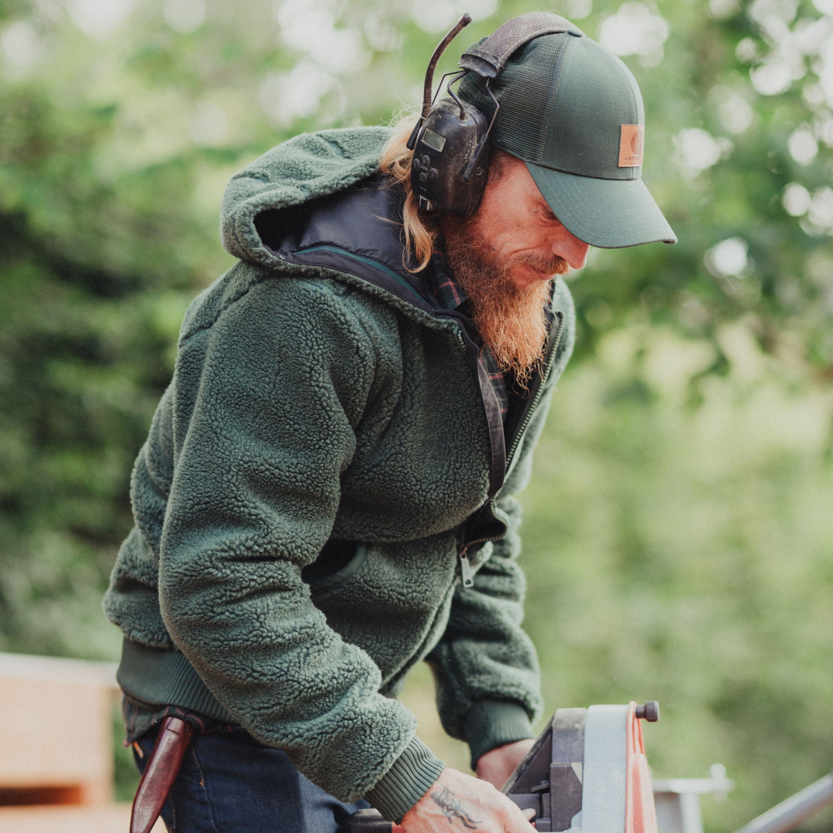 Carhartt - Fairbanks Active Fleece Jakke // Forestry Green