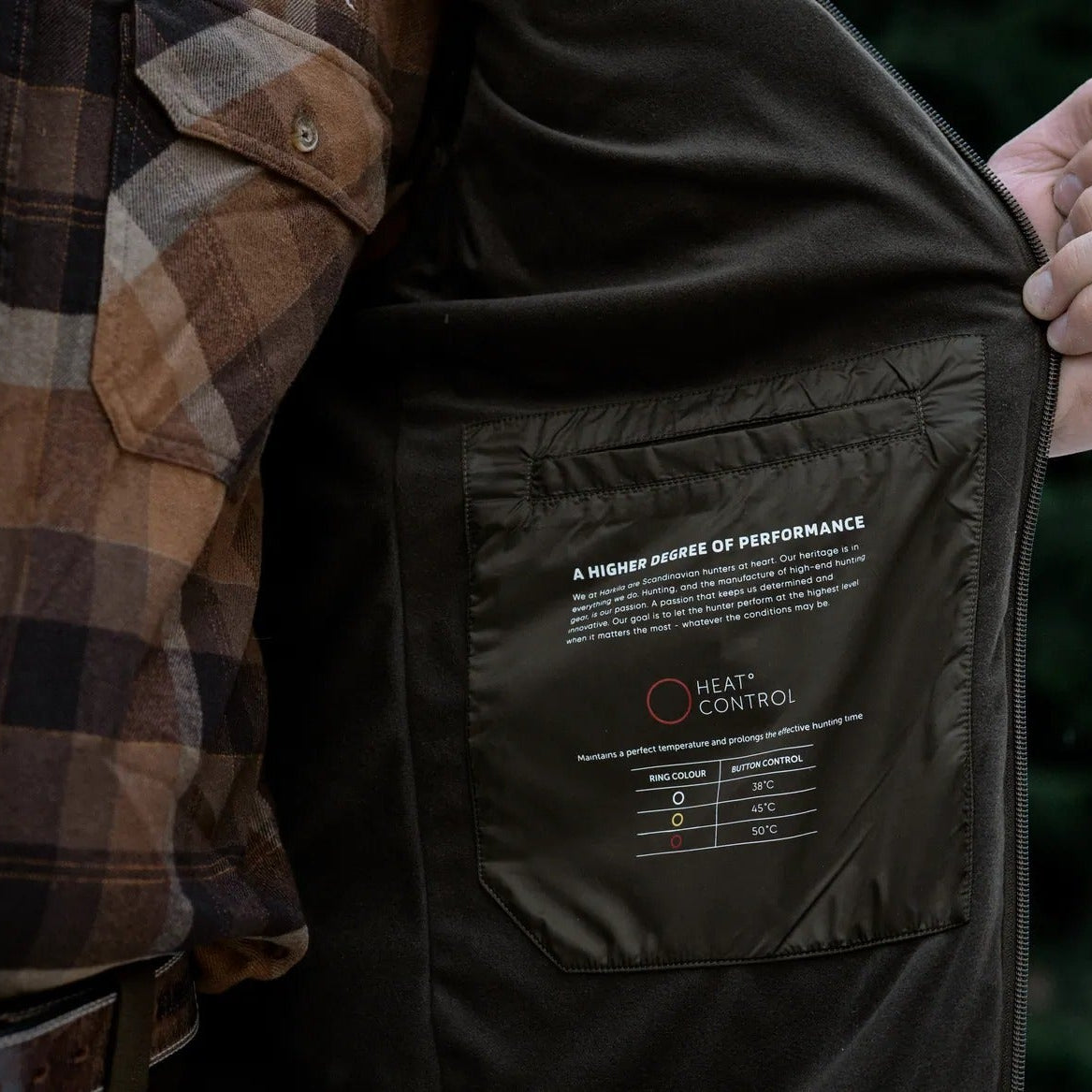 Härkila - Heat Insulated Vest // Willow Green / Shadow brown