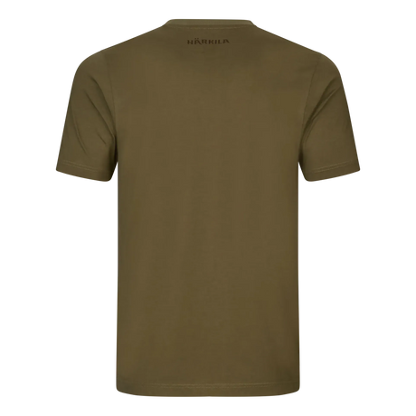 Härkila - H-logo S/S T-shirt // Dark olive fra Härkila - billede nr. 2 hos GrejFreak.dk