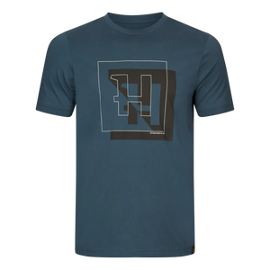 Härkila - H-logo S/S T-shirt // Sea Blue fra Härkila - billede nr. 1 hos GrejFreak.dk