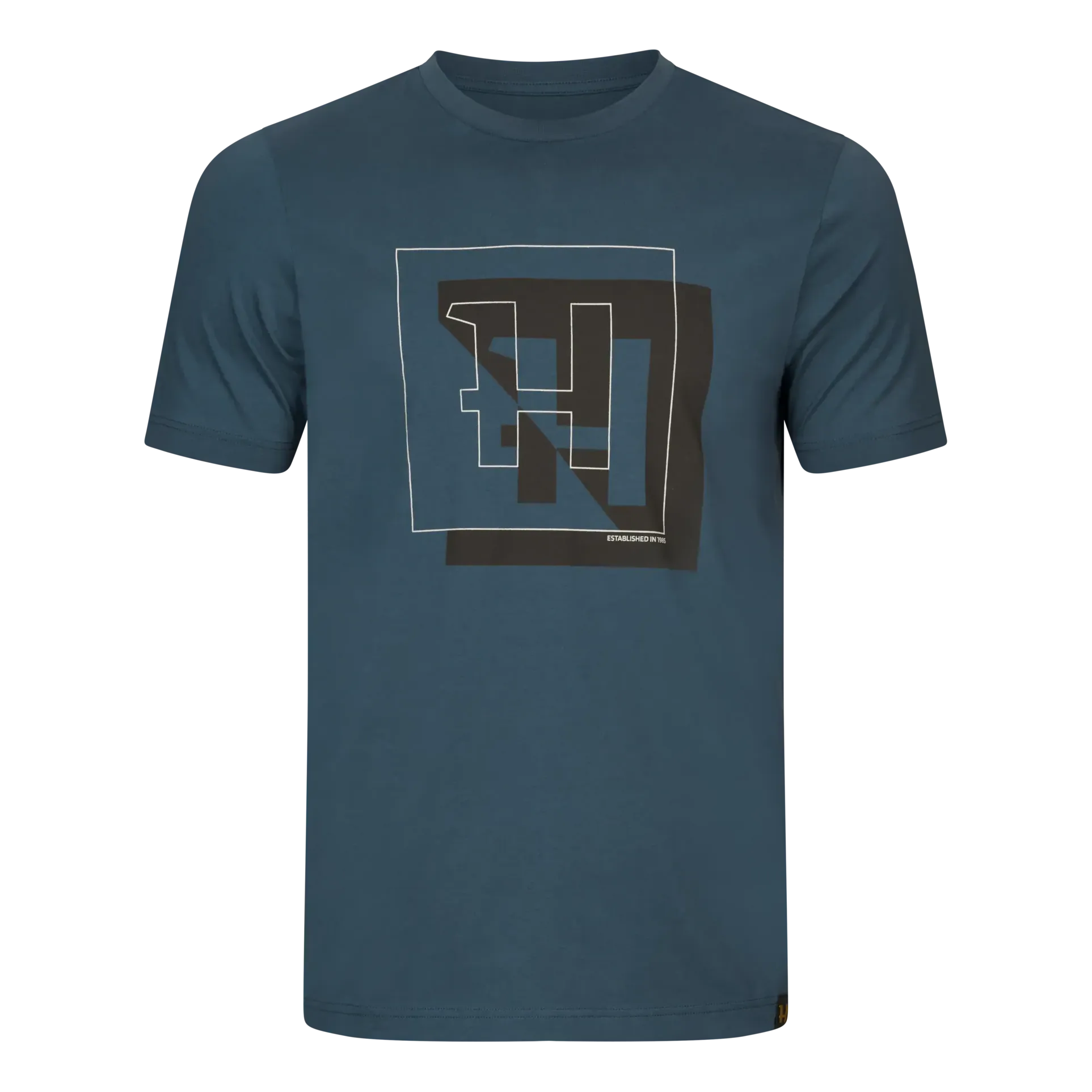 Härkila - H-logo S/S T-shirt // Sea Blue fra Härkila - billede nr. 1 hos GrejFreak.dk