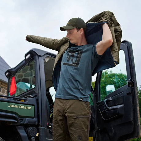 Härkila - H-logo S/S T-shirt // Sea Blue fra Härkila - billede nr. 2 hos GrejFreak.dk