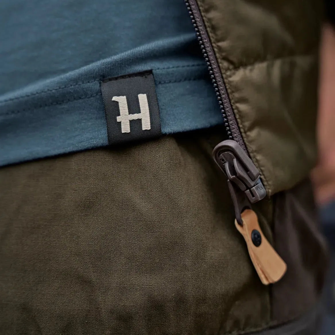 Härkila - H-logo S/S T-shirt // Sea Blue fra Härkila - billede nr. 5 hos GrejFreak.dk