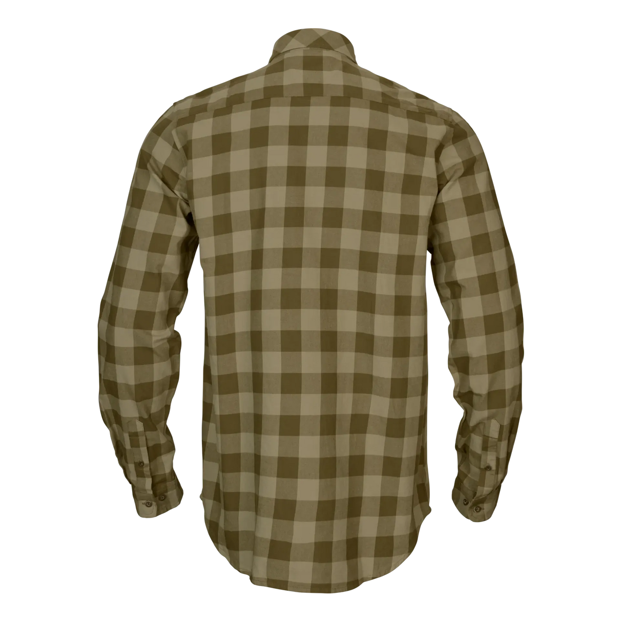 Härkila - Skandinavisk L/S-Skjorte // Dark Olive Check fra Härkila - billede nr. 3 hos GrejFreak.dk