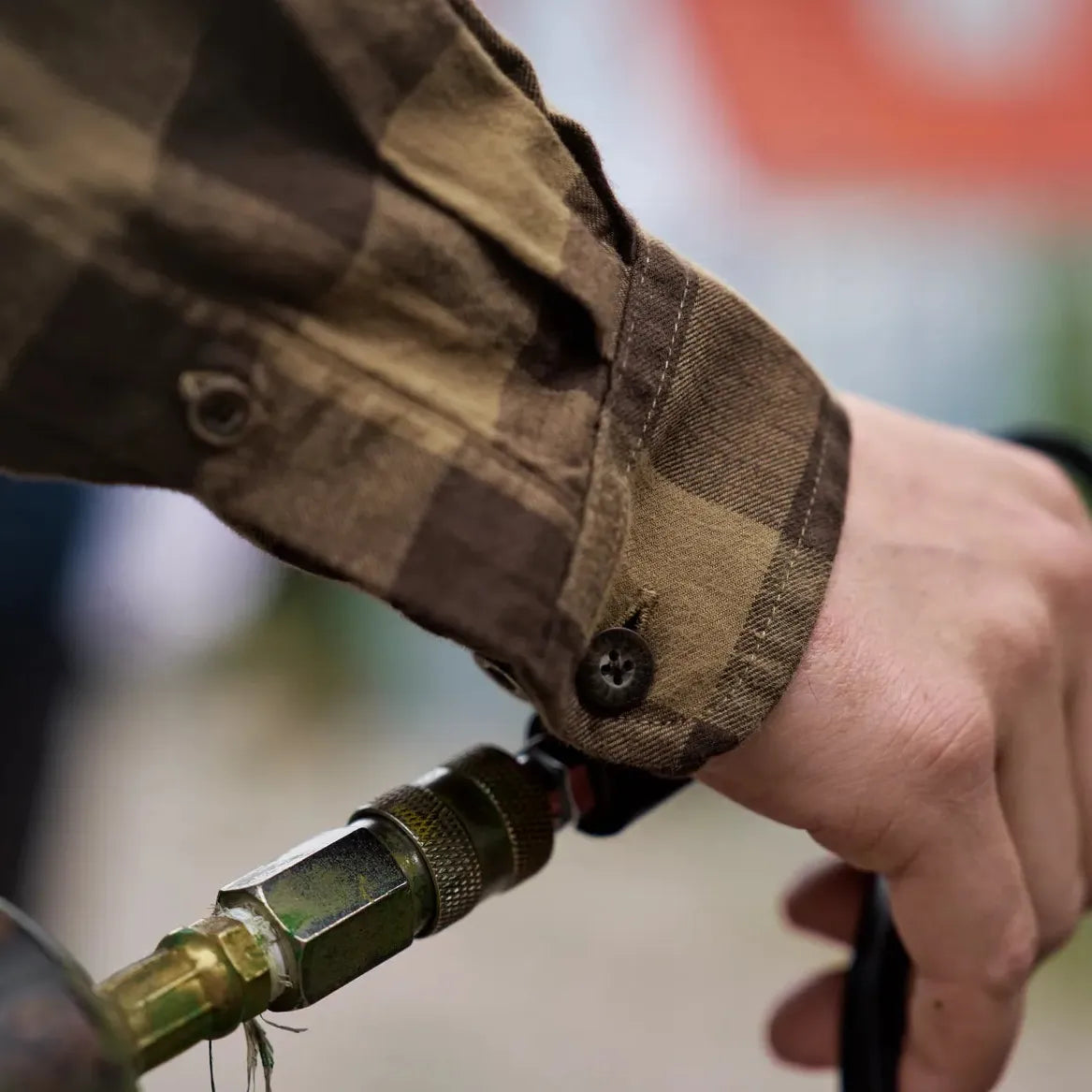 Härkila - Skandinavisk L/S-Skjorte // Antique Bronze Check fra Härkila - billede nr. 5 hos GrejFreak.dk