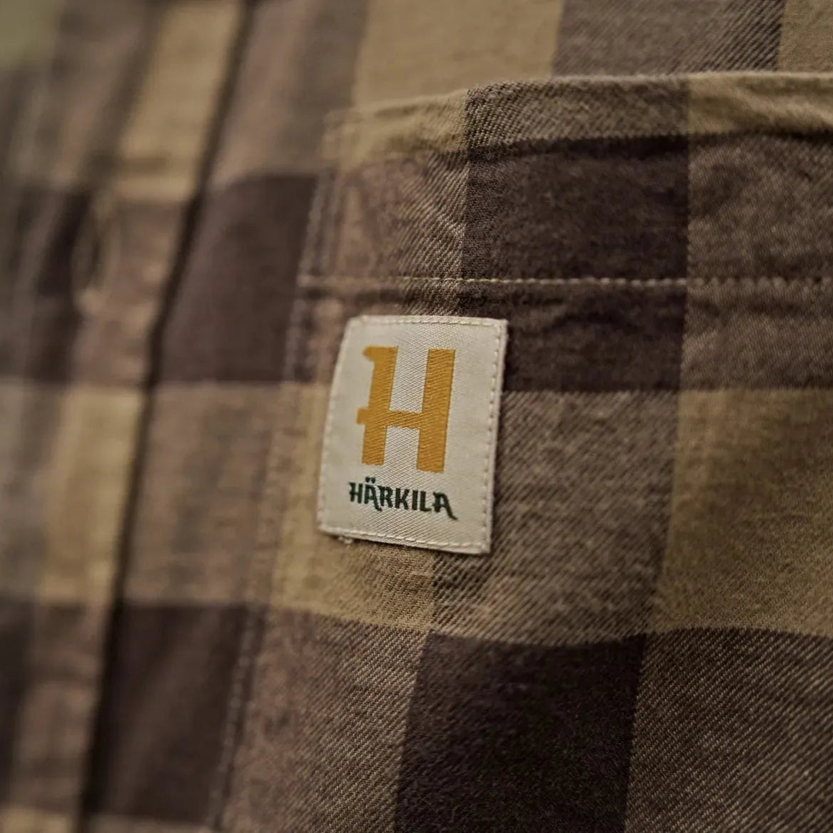 Härkila - Skandinavisk L/S-Skjorte // Antique Bronze Check fra Härkila - billede nr. 6 hos GrejFreak.dk