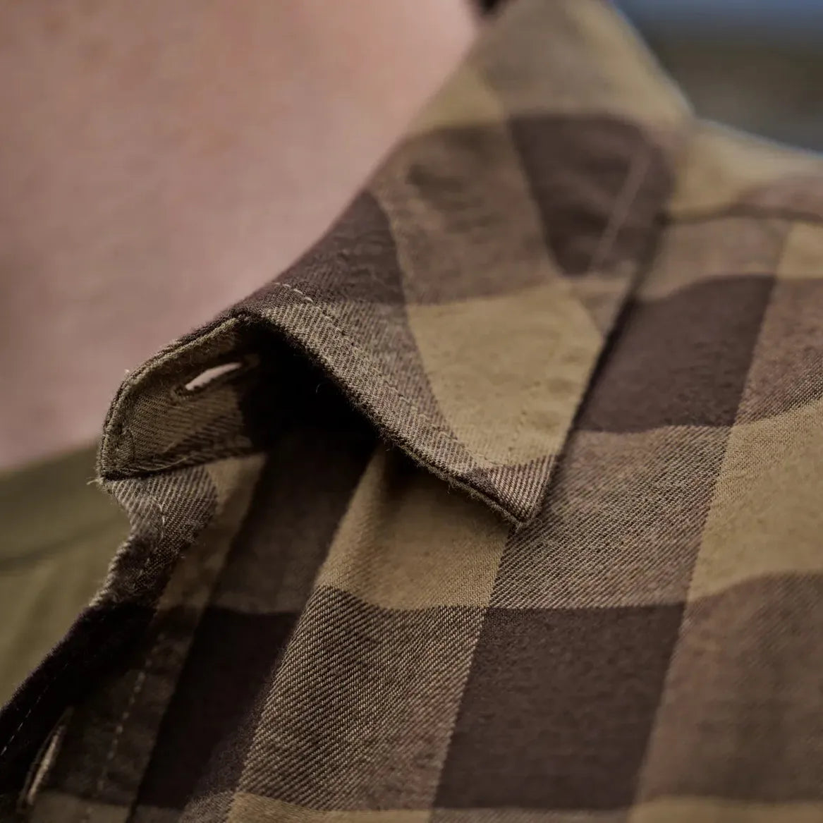 Härkila - Skandinavisk L/S-Skjorte // Antique Bronze Check fra Härkila - billede nr. 7 hos GrejFreak.dk