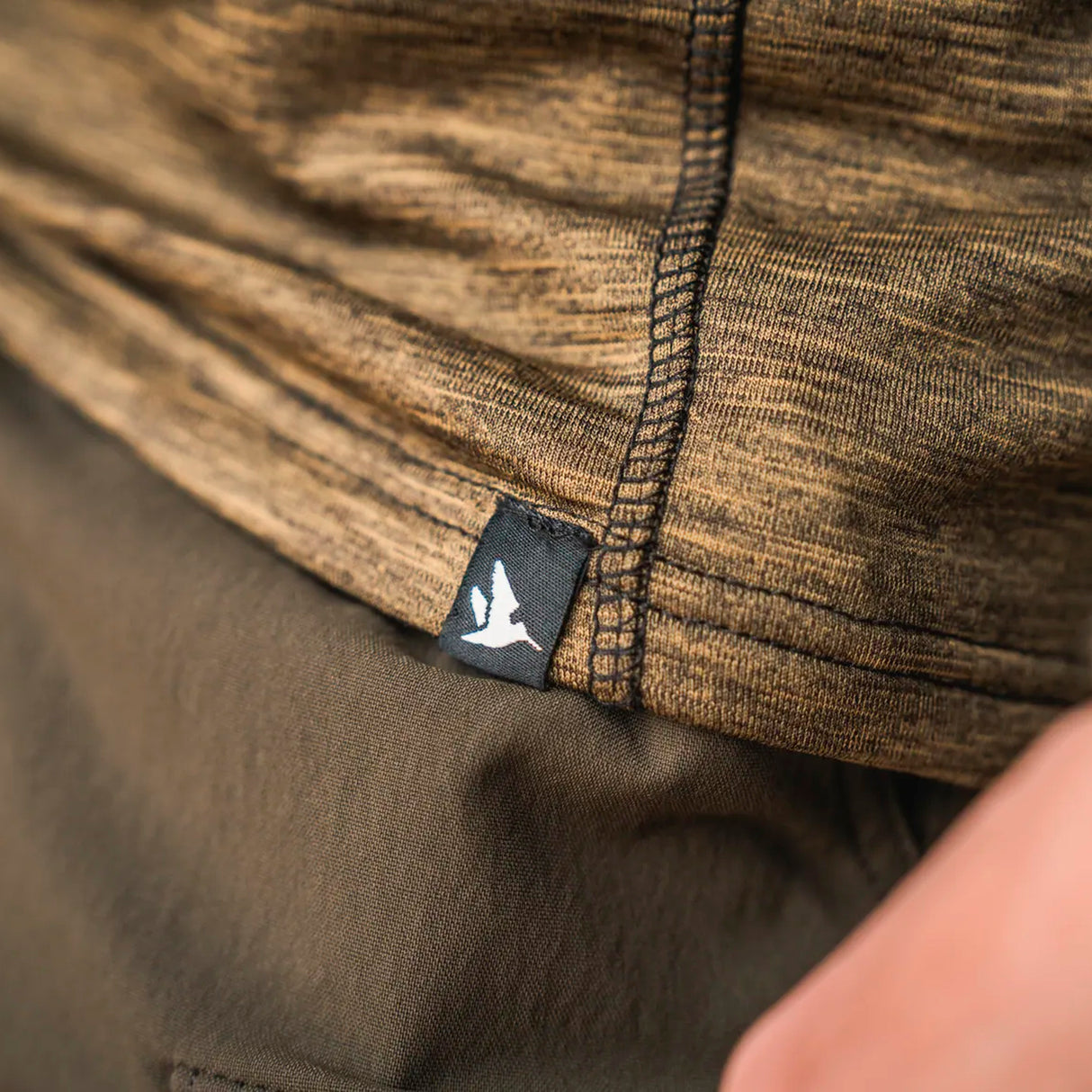 Seeland - Peak T-shirt // Pine Green Melange fra Seeland - billede nr. 4 hos GrejFreak.dk