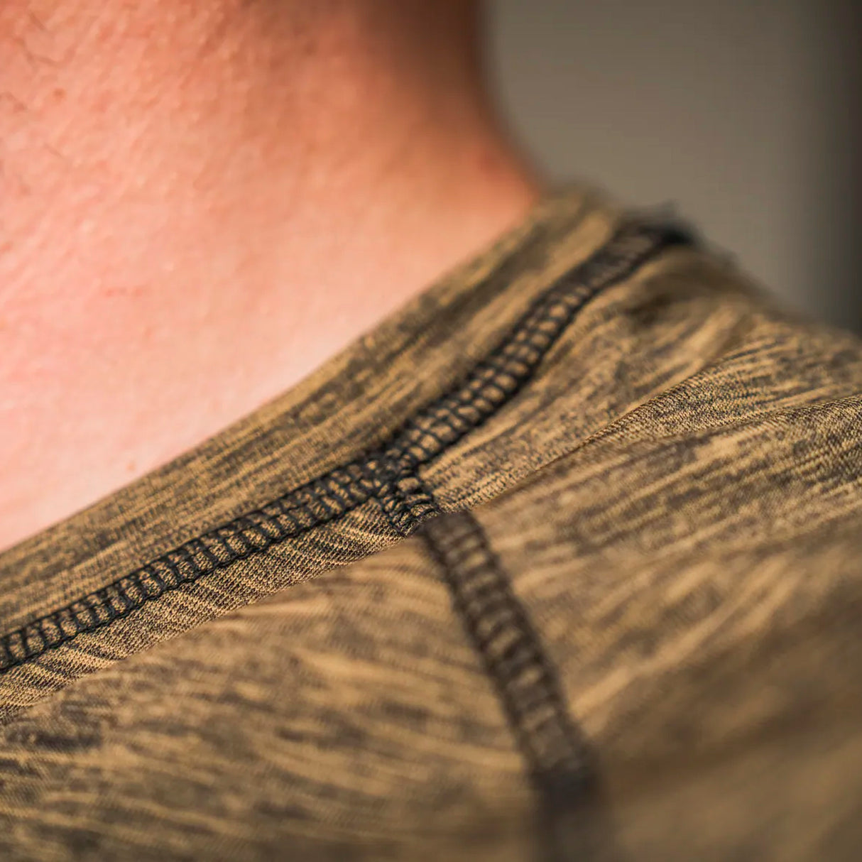 Seeland - Peak T-shirt // Pine Green Melange fra Seeland - billede nr. 8 hos GrejFreak.dk