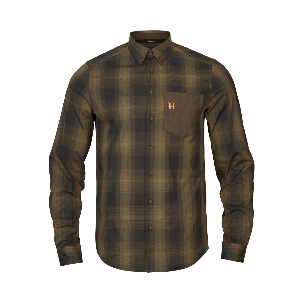 Härkila - Akkan skjorte // Willow green/Shadow brown fra Härkila - billede nr. 1 hos GrejFreak.dk