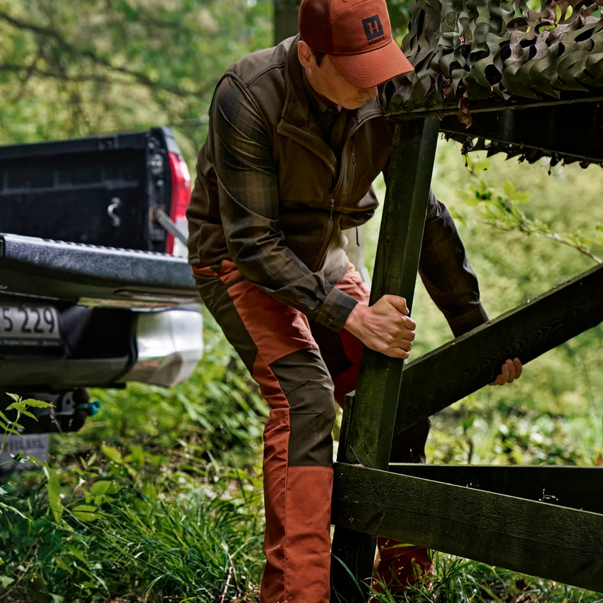 Härkila - Akkan skjorte // Willow green/Shadow brown fra Härkila - billede nr. 7 hos GrejFreak.dk