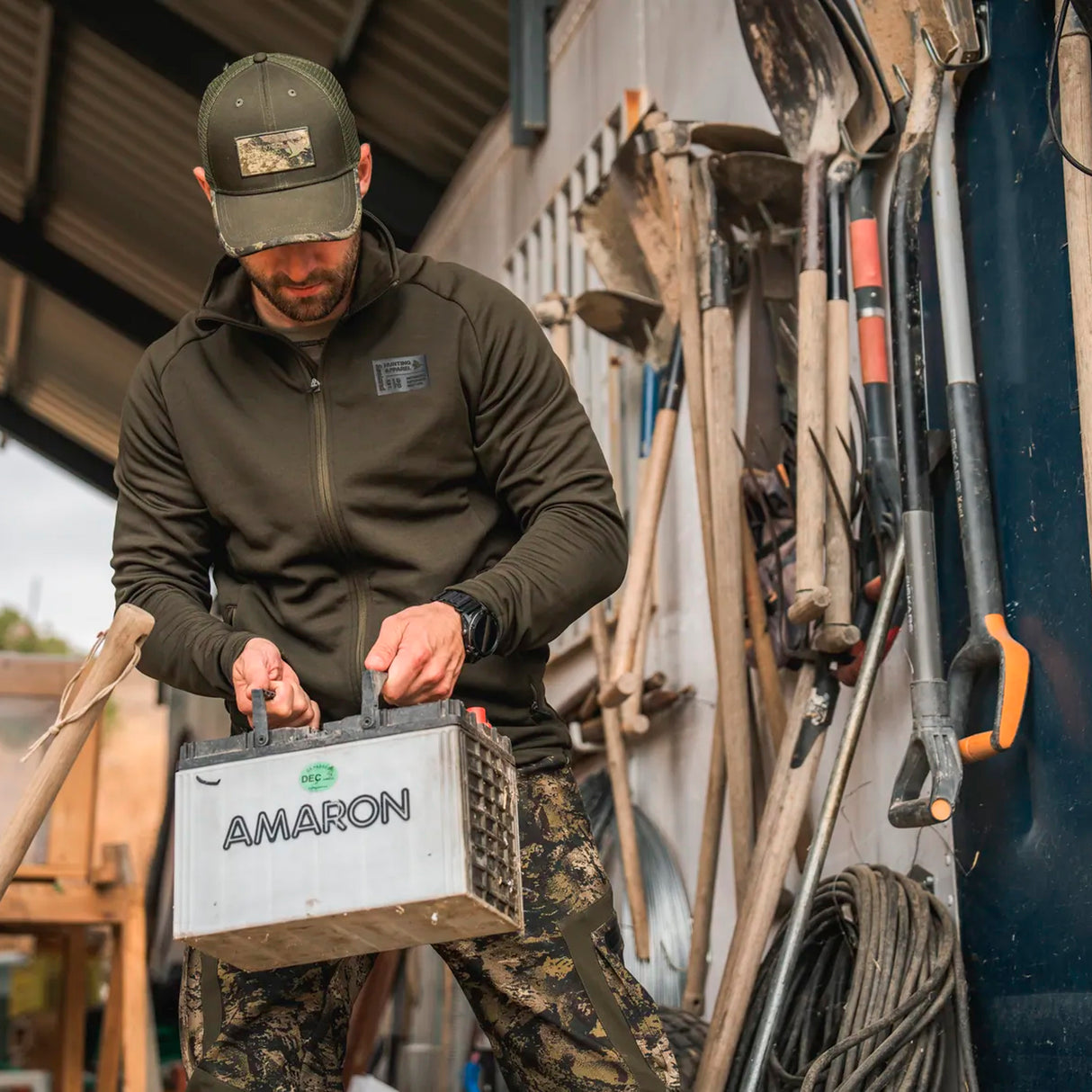 Seeland - Tidal Fleece Jakke // Pine green fra Seeland - billede nr. 4 hos GrejFreak.dk