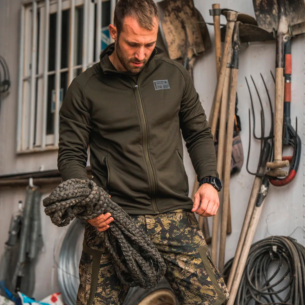 Seeland - Tidal Fleece Jakke // Pine green fra Seeland - billede nr. 7 hos GrejFreak.dk