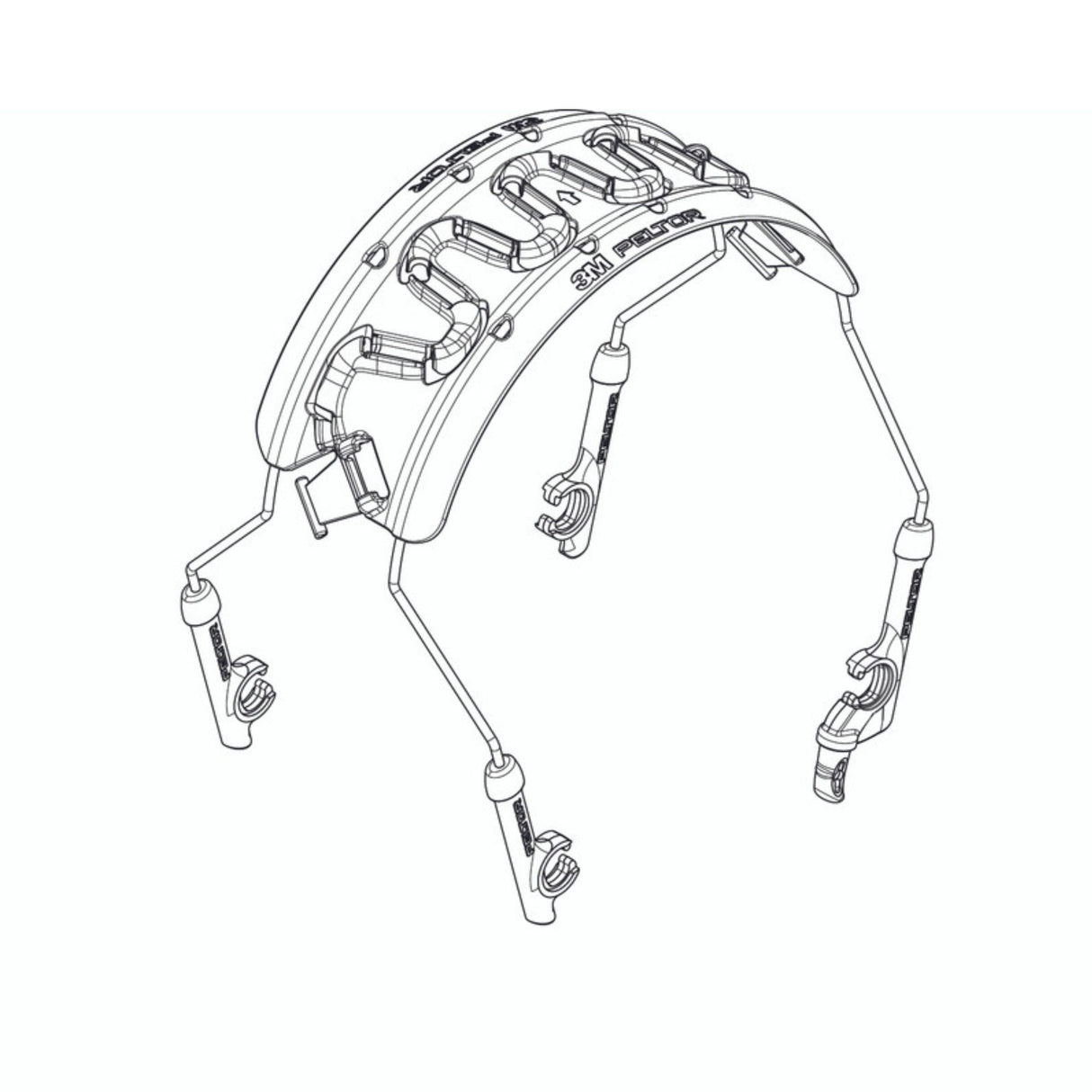 3M Peltor - Headband ComTac AGM/1 fra GrejFreak.dk - billede nr. 2 hos GrejFreak.dk