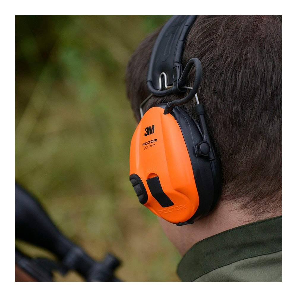 3M Peltor - SportTac Høreværn 26dB // Grøn/Orange Kopper fra 3M Peltor - billede nr. 4 hos GrejFreak.dk