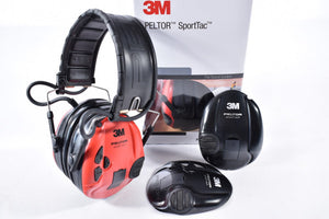 3M Peltor - SportTac Høreværn 26dB // Sort/Rød Kopper fra 3M Peltor - billede nr. 1 hos GrejFreak.dk