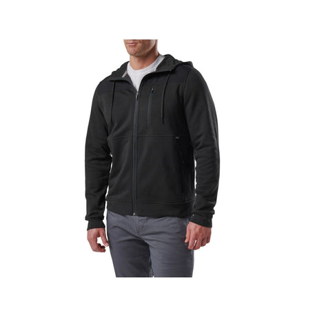 5.11 - Arms Full Zip Jakke // Sort fra 5.11 - billede nr. 1 hos GrejFreak.dk