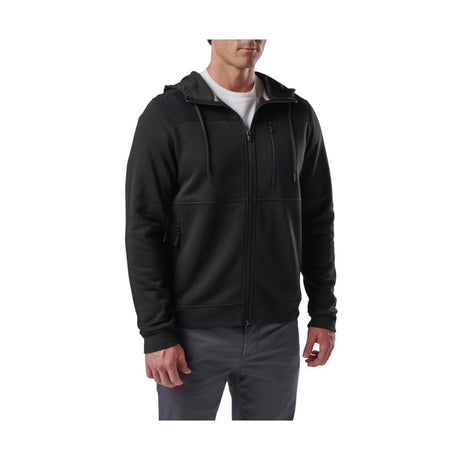 5.11 - Arms Full Zip Jakke // Sort fra 5.11 - billede nr. 2 hos GrejFreak.dk