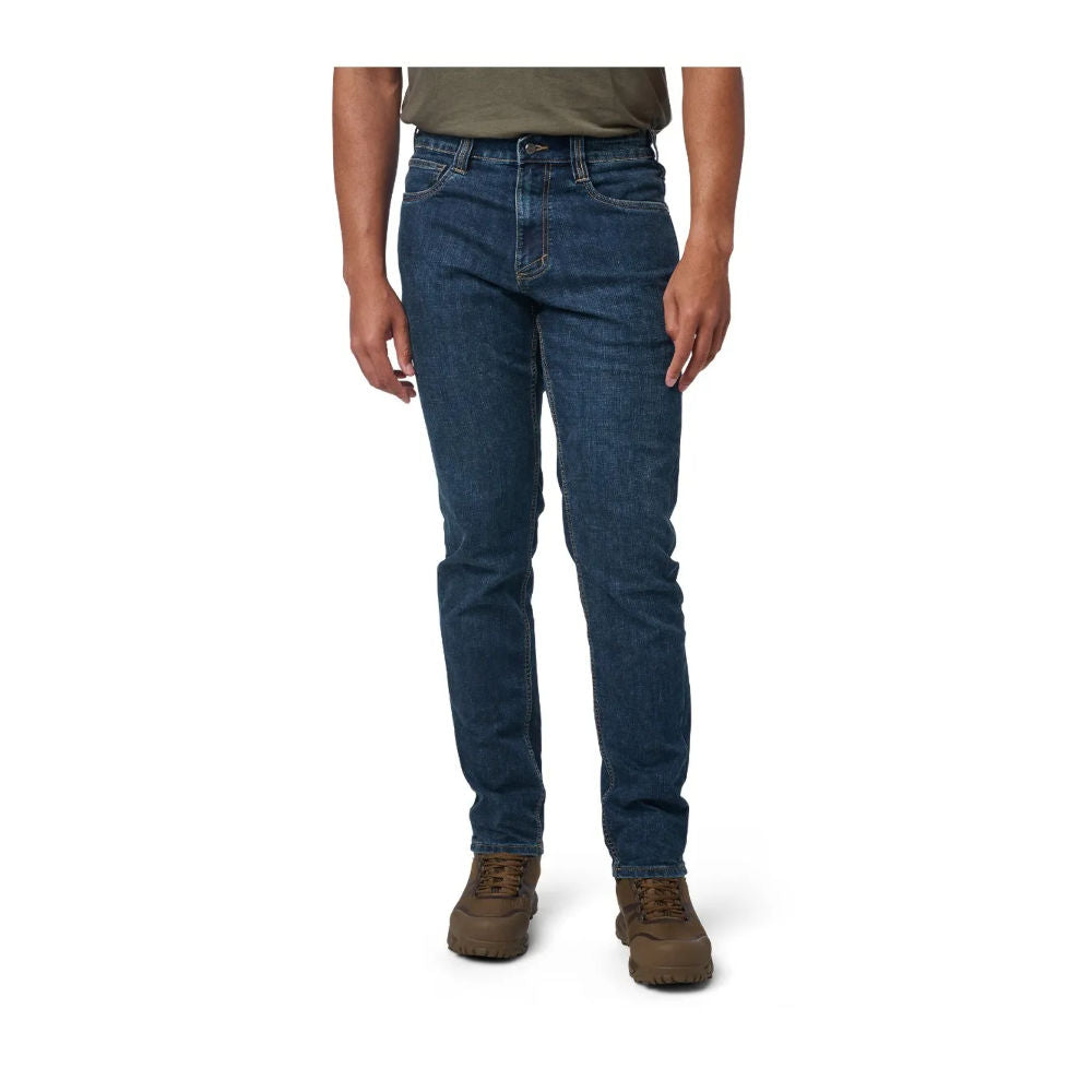 5.11 - Defender-Flex Slim Jeans Blue Wash fra 5.11 - billede nr. 1 hos GrejFreak.dk