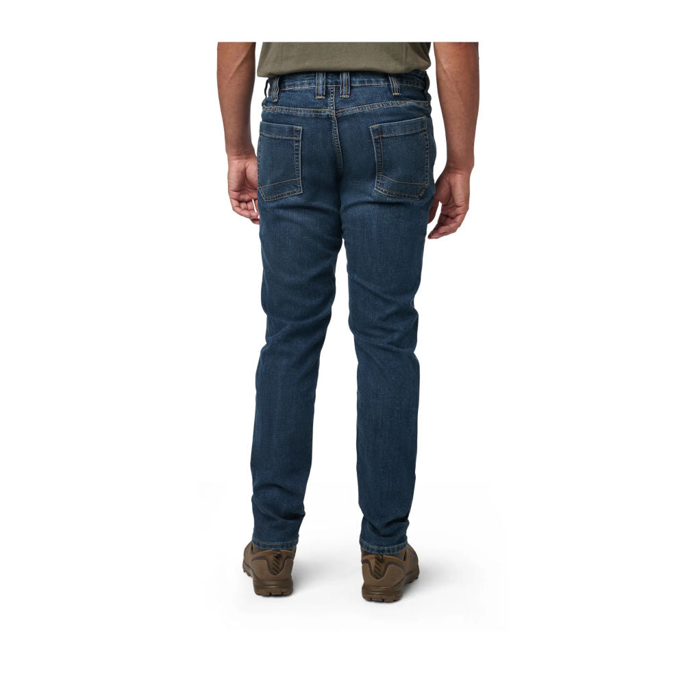 5.11 - Defender-Flex Slim Jeans Blue Wash fra 5.11 - billede nr. 2 hos GrejFreak.dk