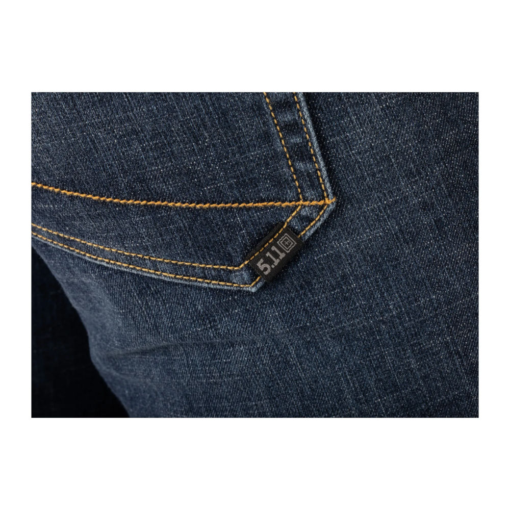 5.11 - Defender-Flex Slim Jeans Blue Wash fra 5.11 - billede nr. 8 hos GrejFreak.dk