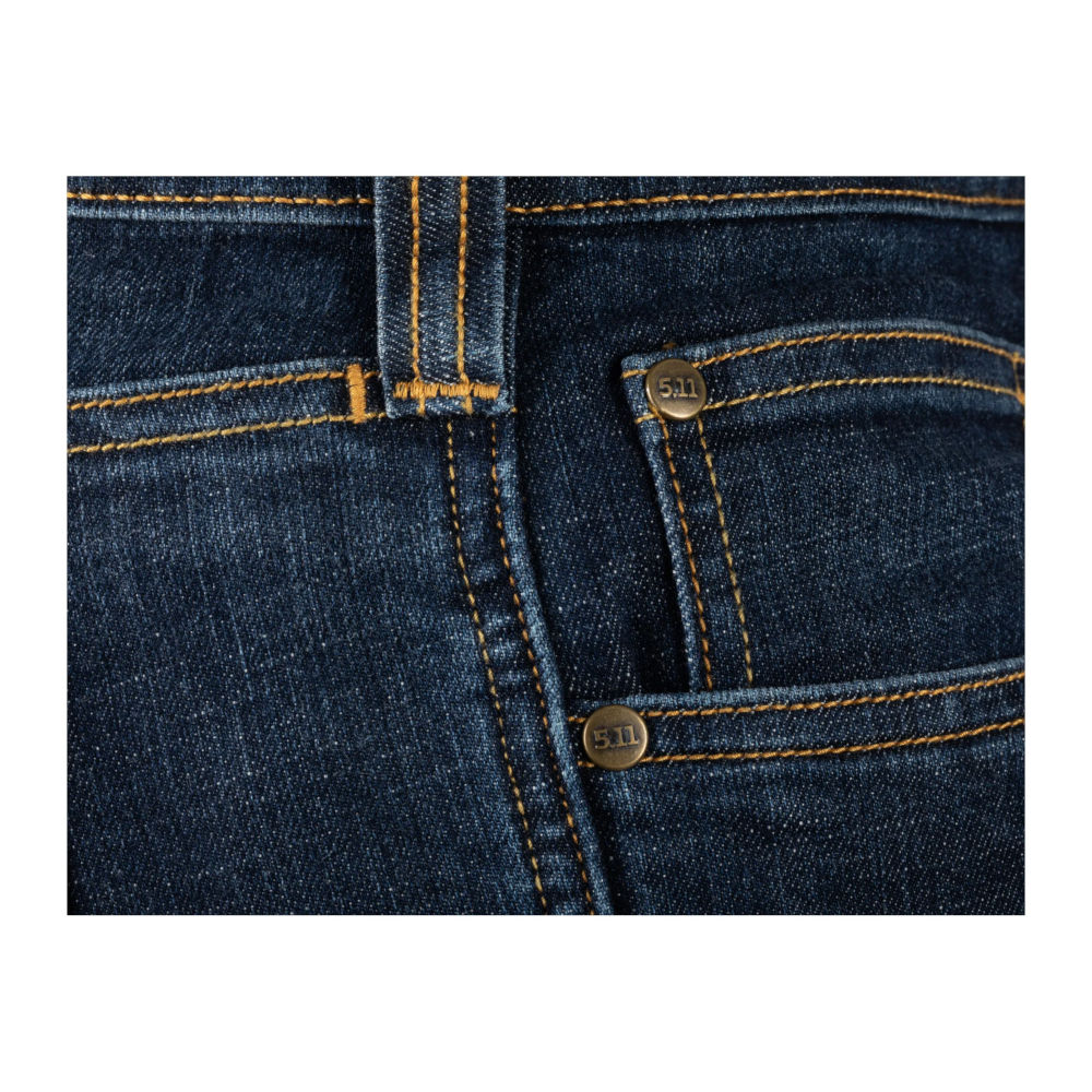 5.11 - Defender-Flex Slim Jeans Blue Wash fra 5.11 - billede nr. 9 hos GrejFreak.dk