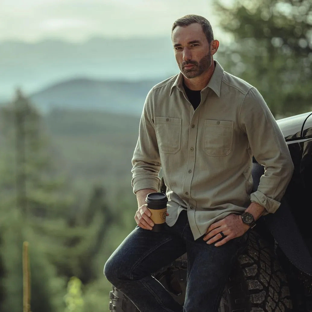 5.11 - Silverwood Flannel Skjorte // Shadow Green fra 5.11 - billede nr. 5 hos GrejFreak.dk