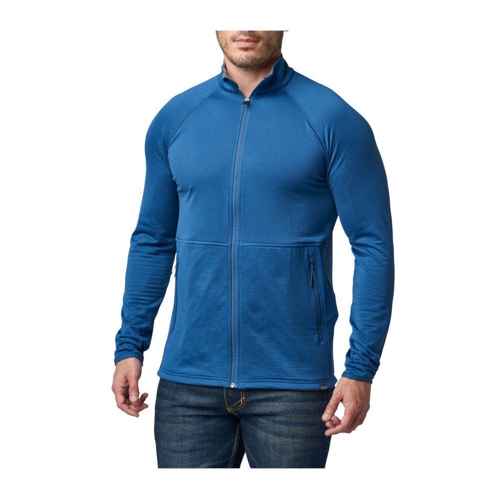 5.11 - Stratos Full Zip Jakke Ensign Blue fra 5.11 - billede nr. 1 hos GrejFreak.dk