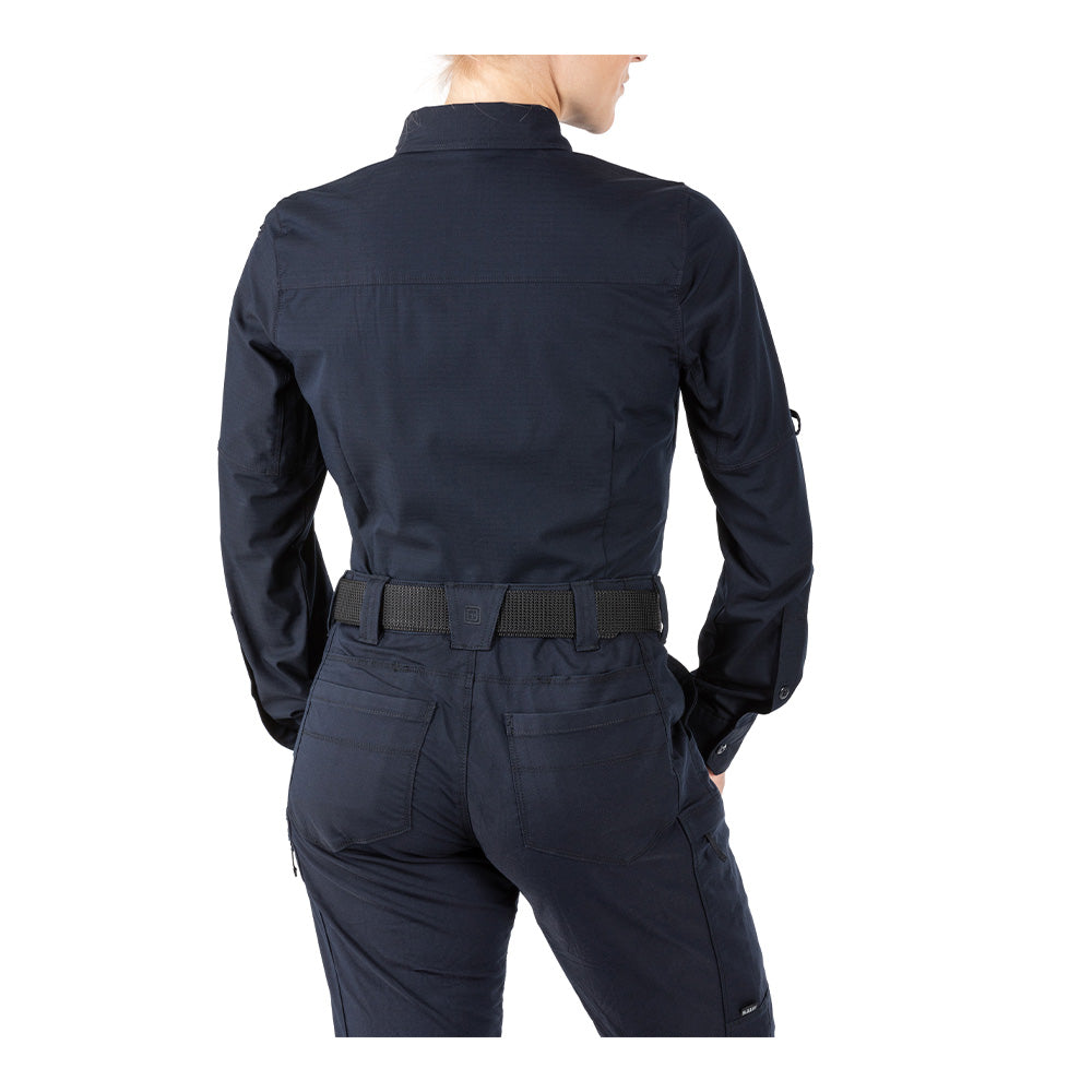 5.11 - Stryke Langærmet Dame Skjorte // Dark Navy (724) fra 5.11 - billede nr. 2 hos GrejFreak.dk