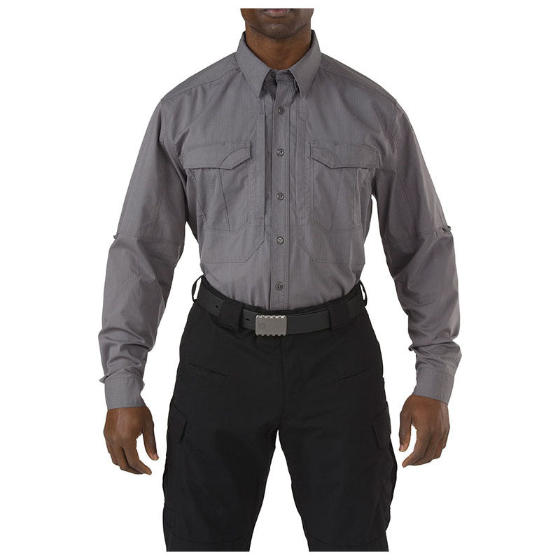 5.11 - Stryke Langærmet Skjorte // Storm (092) fra 5.11 - billede nr. 1 hos GrejFreak.dk