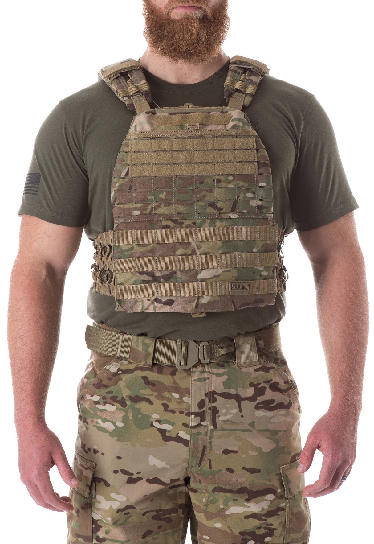 5.11 - TacTec Plate Carrier Multicam fra 5.11 - billede nr. 4 hos GrejFreak.dk