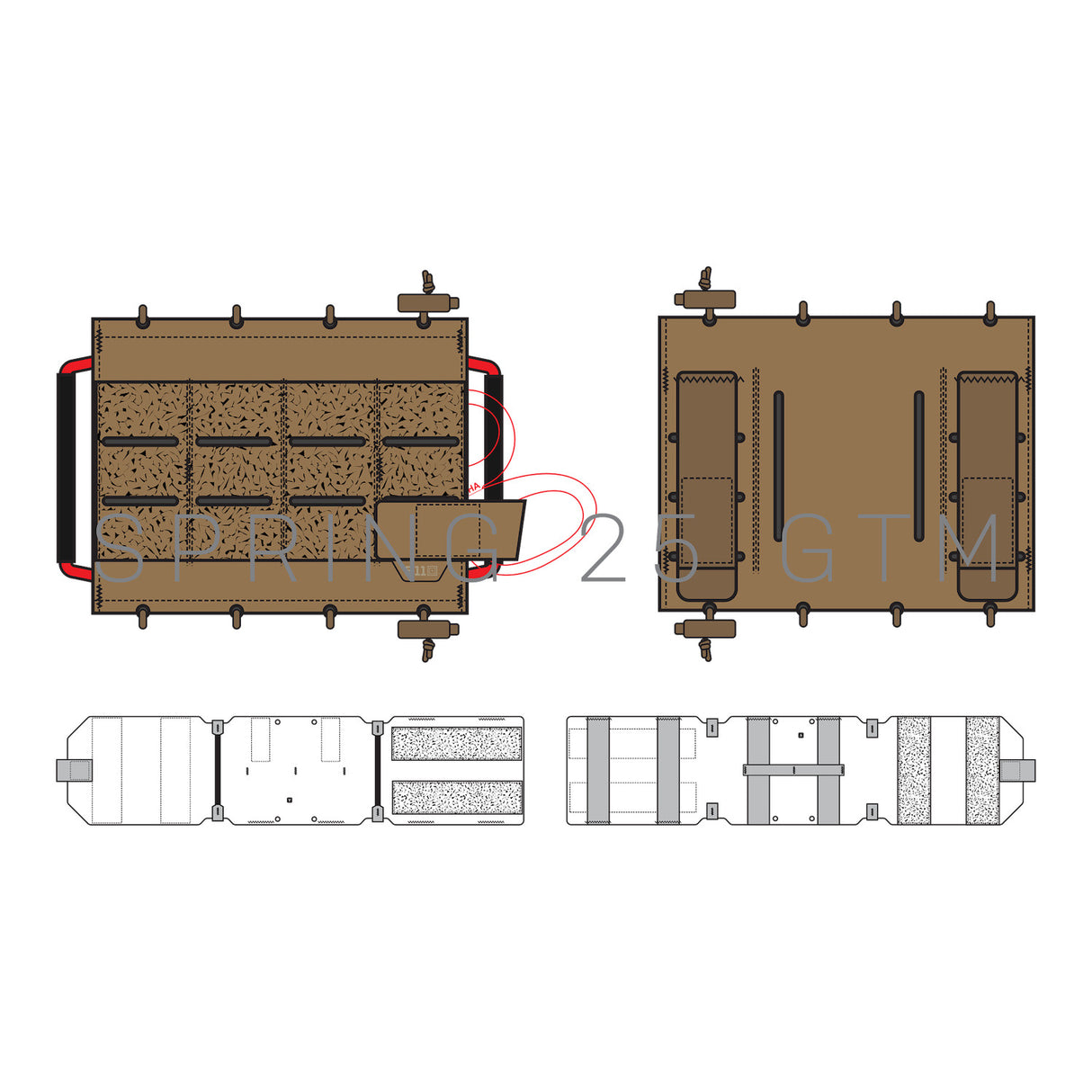 5.11 - UCR Flat IFAK Pouch // Kangaroo fra 5.11 - billede nr. 1 hos GrejFreak.dk