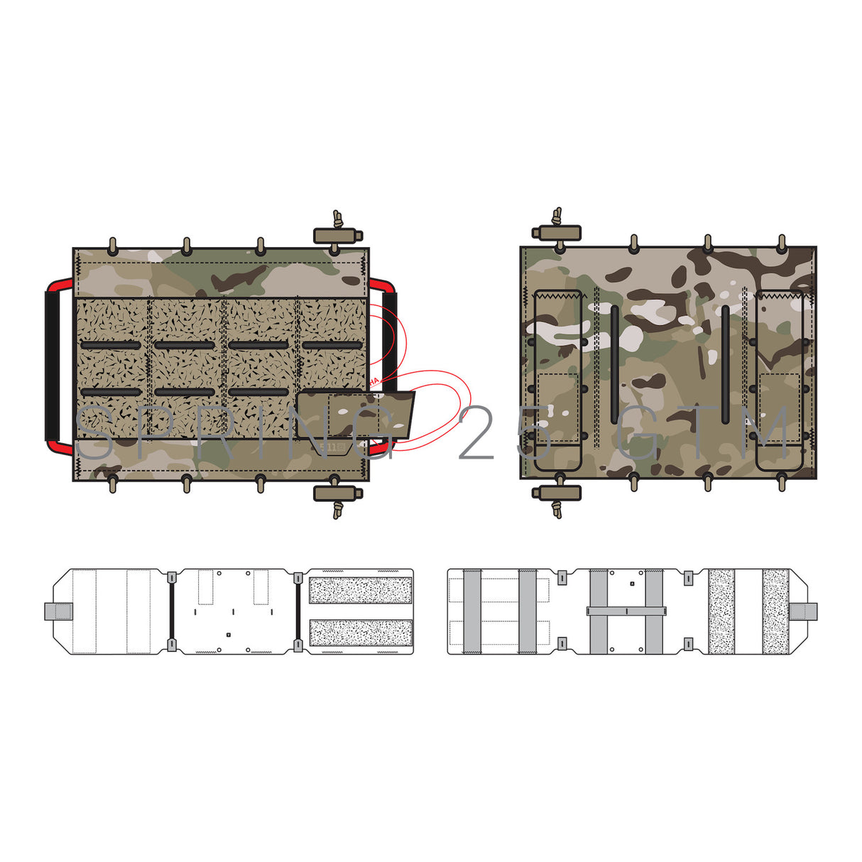 5.11 - UCR Flat IFAK Pouch // Multicam fra 5.11 - billede nr. 1 hos GrejFreak.dk