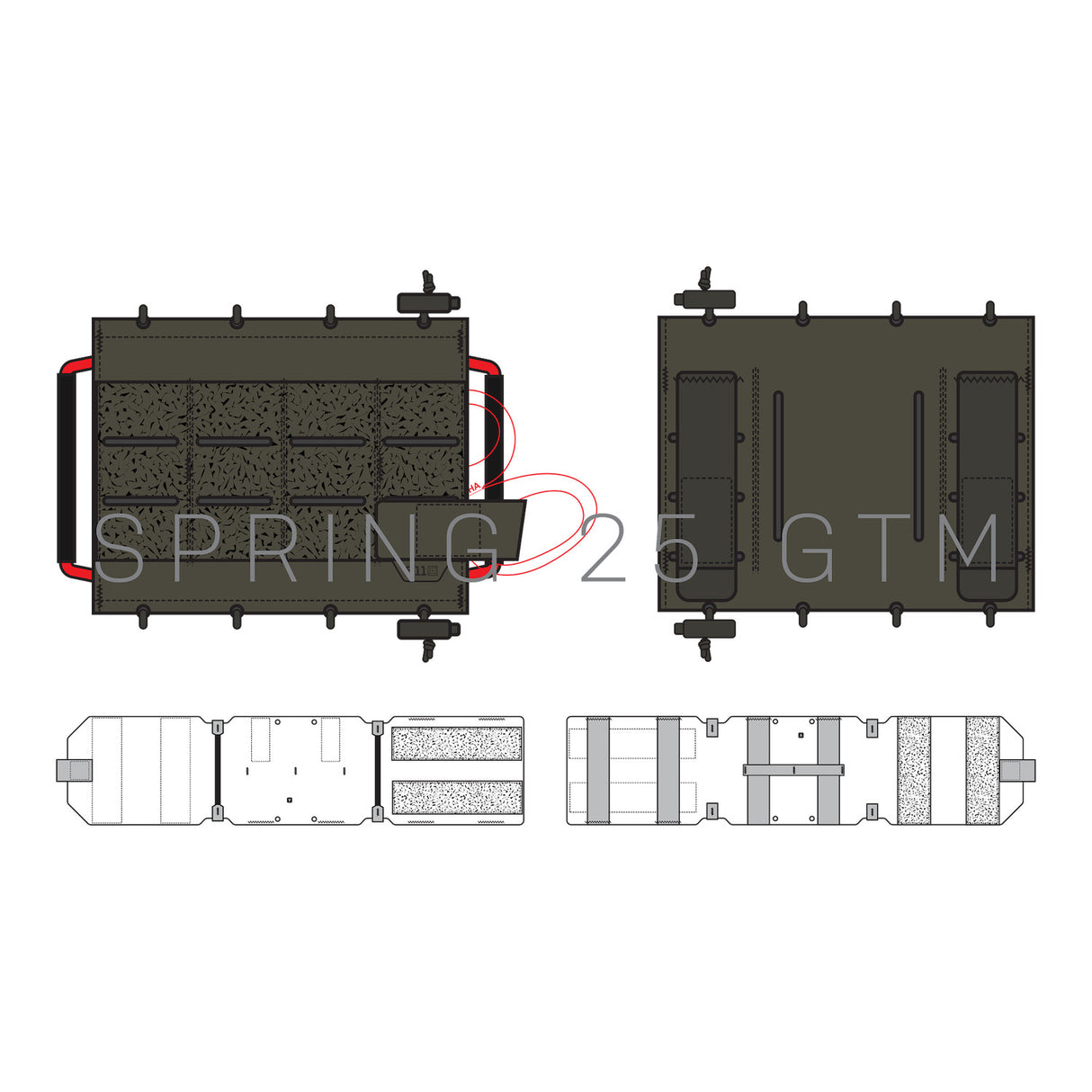 5.11 - UCR Flat IFAK Pouch // Ranger Green fra 5.11 - billede nr. 1 hos GrejFreak.dk