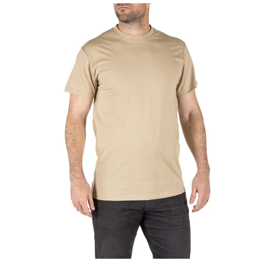 5.11 - Utili-T Crew T-shirt 3-pak // Lys Sand / Tan fra 5.11 - billede nr. 4 hos GrejFreak.dk