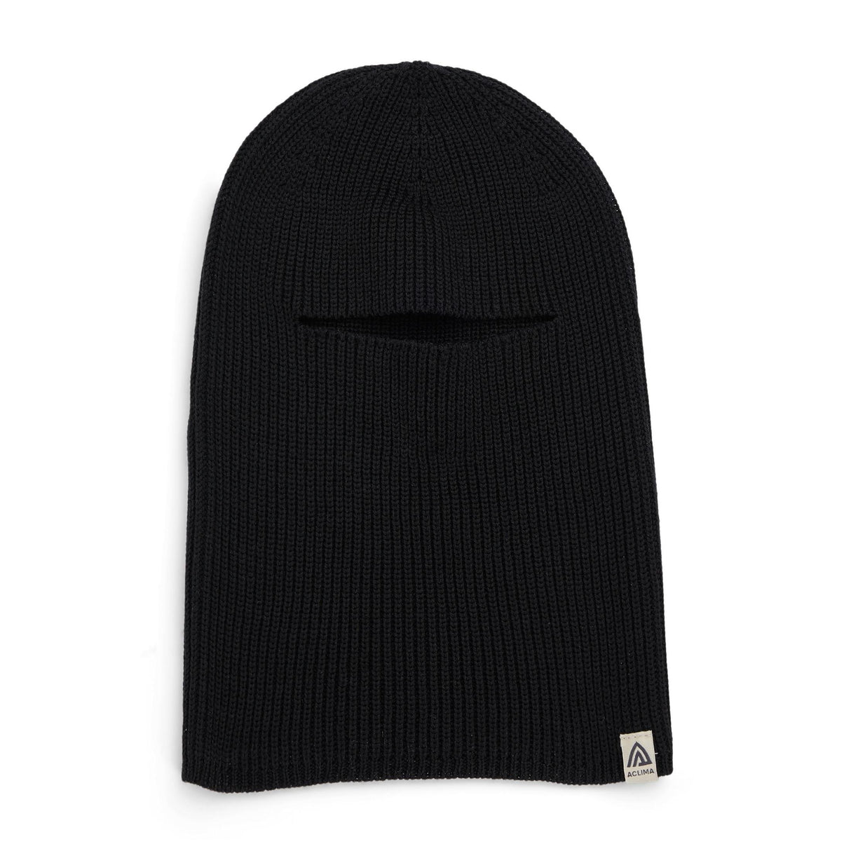 Aclima - Flat Knit Balaclava Hat // Sort fra Aclima - billede nr. 1 hos GrejFreak.dk