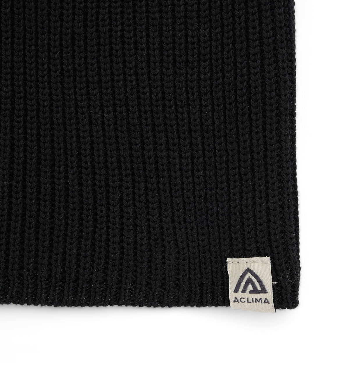 Aclima - Flat Knit Balaclava Hat // Sort fra Aclima - billede nr. 2 hos GrejFreak.dk