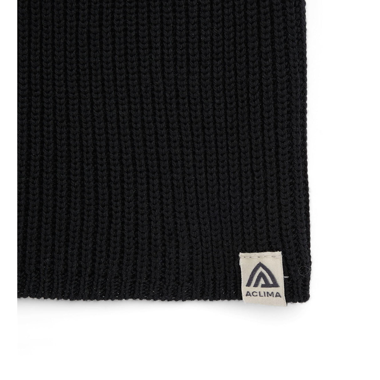 Aclima - Flat Knit Balaclava Hat // Sort fra Aclima - billede nr. 2 hos GrejFreak.dk