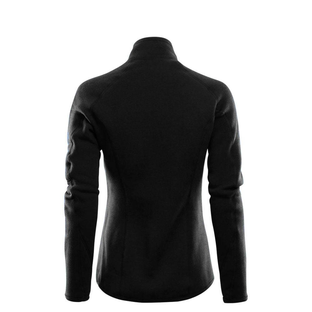 Aclima - FleeceWool 250g Dame Jakke // Sort fra Aclima - billede nr. 2 hos GrejFreak.dk