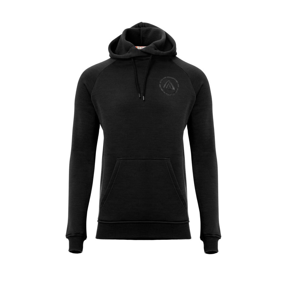 Aclima - FleeceWool 250g Herre Hoodie V2 // Sort fra Aclima - billede nr. 1 hos GrejFreak.dk