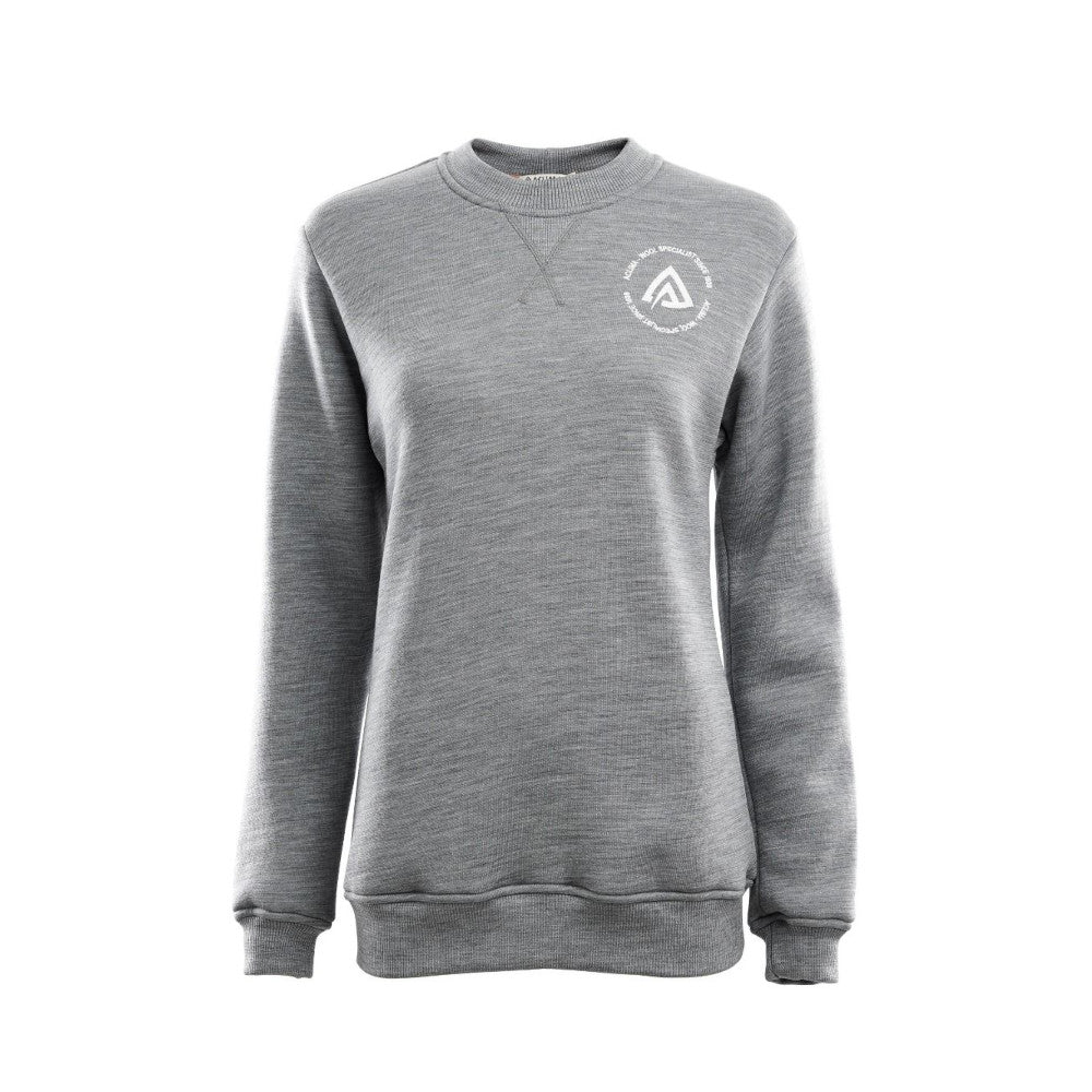 Aclima - FleeceWool Dame Crew Neck // Grå fra Aclima - billede nr. 1 hos GrejFreak.dk