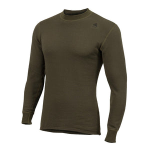 Aclima - HotWool 230g Unisex Crew Neck Uldtrøje // Olivengrøn fra Aclima - billede nr. 1 hos GrejFreak.dk