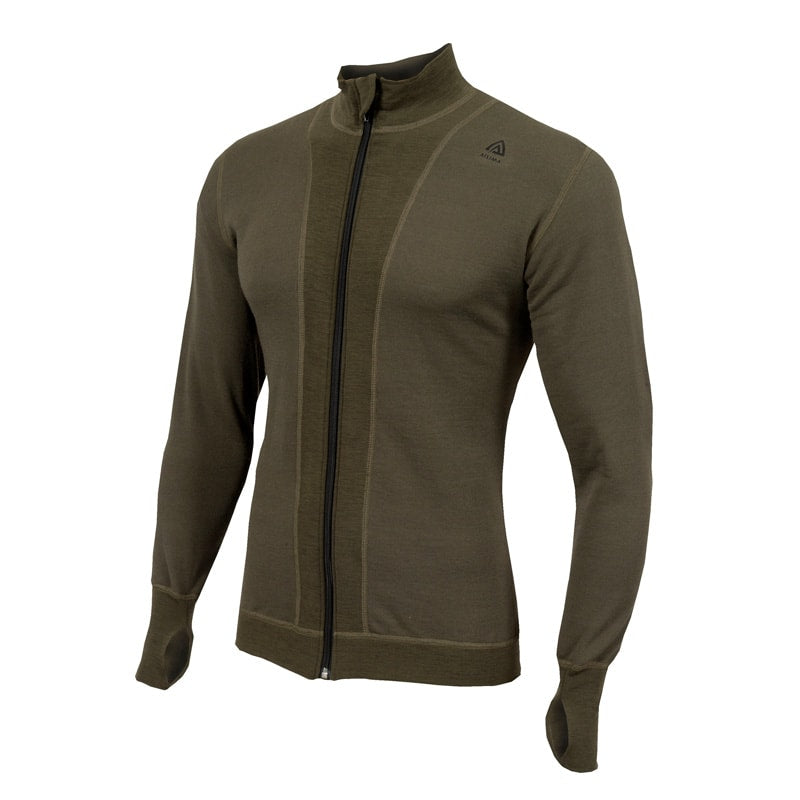 Aclima - HotWool 230g Unisex Jakke // Olivengrøn fra Aclima - billede nr. 1 hos GrejFreak.dk