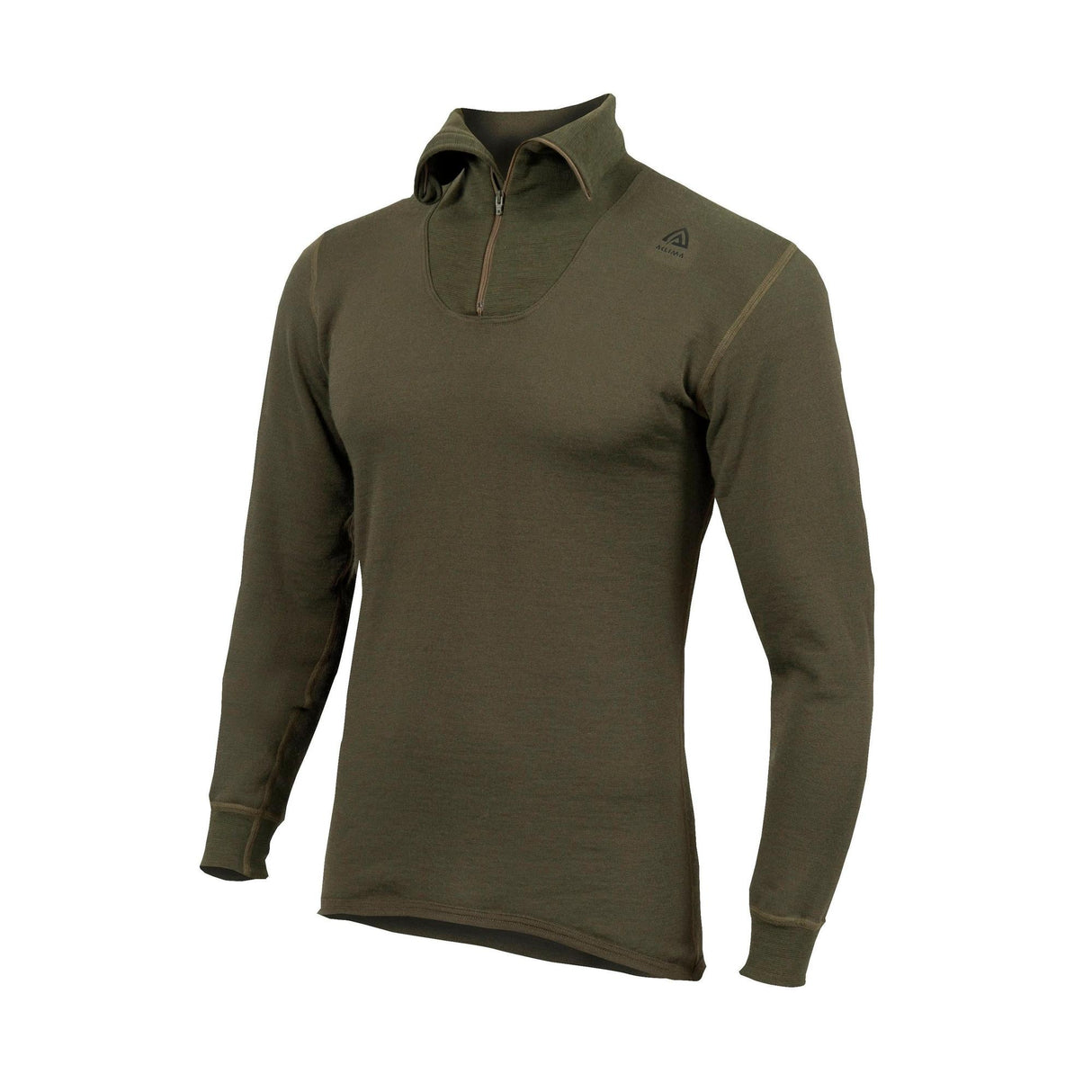 Aclima - HotWool 230g Unisex Polo // Olivengrøn fra Aclima - billede nr. 1 hos GrejFreak.dk