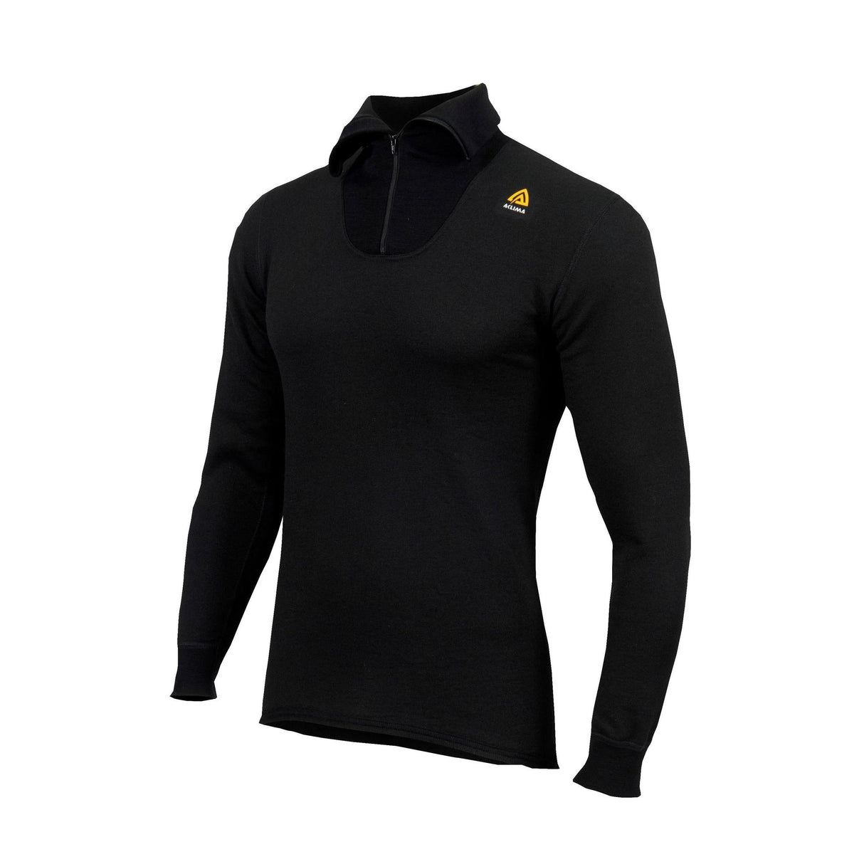 Aclima - HotWool 230g Unisex Polo // Sort fra Aclima - billede nr. 1 hos GrejFreak.dk
