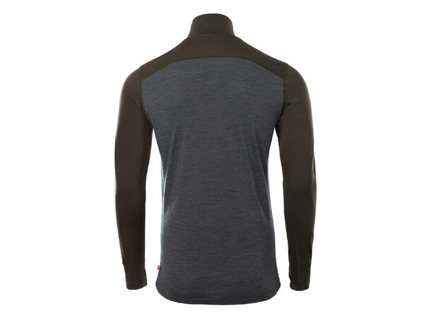 Aclima - LightWool 180 Herre Polo Med Lynlås // Tarmac/Marengo fra Aclima - billede nr. 2 hos GrejFreak.dk