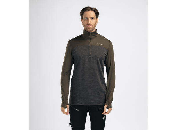 Aclima - LightWool 180 Herre Polo Med Lynlås // Tarmac/Marengo fra Aclima - billede nr. 5 hos GrejFreak.dk