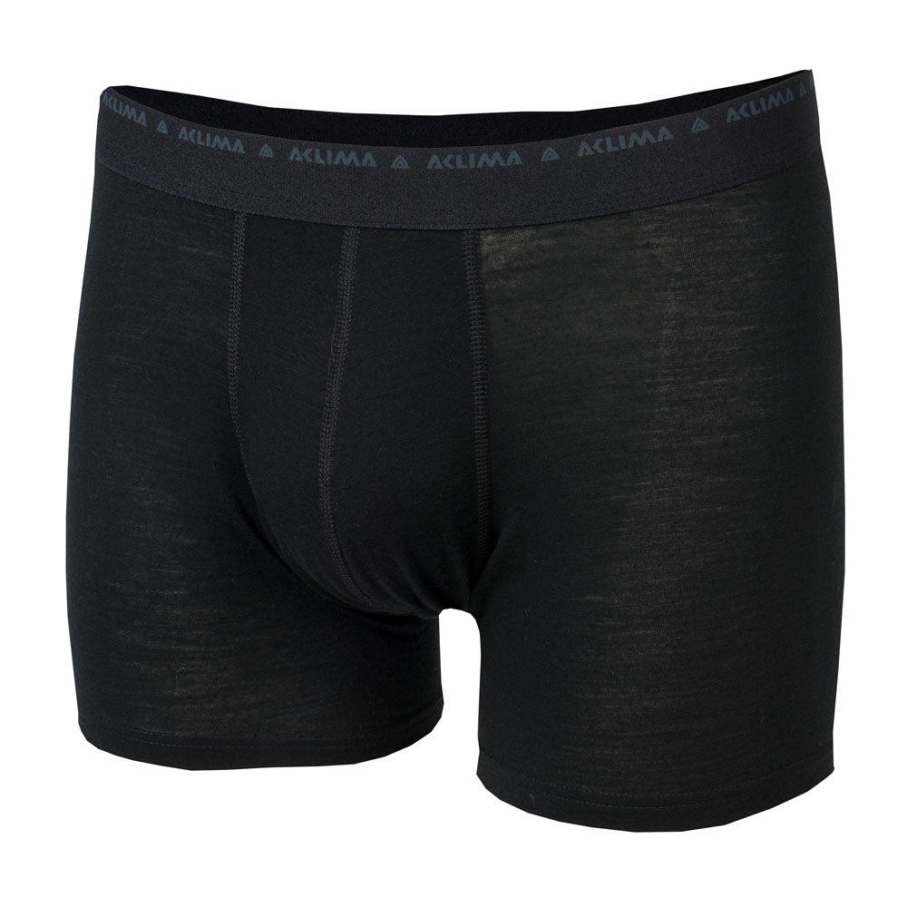 Aclima - LightWool Boksershorts // Sort fra Aclima - billede nr. 1 hos GrejFreak.dk
