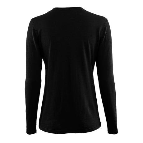 Aclima - LightWool Undershirt Langærmet Dame Trøje // Sort fra Aclima - billede nr. 2 hos GrejFreak.dk