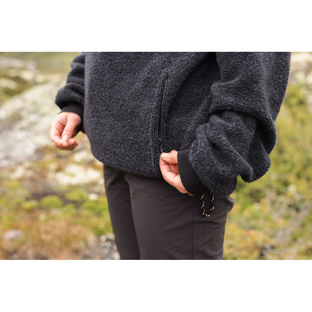 Aclima - ReBorn Terry 400g Unisex Pullover // Mørkegrå fra Aclima - billede nr. 7 hos GrejFreak.dk